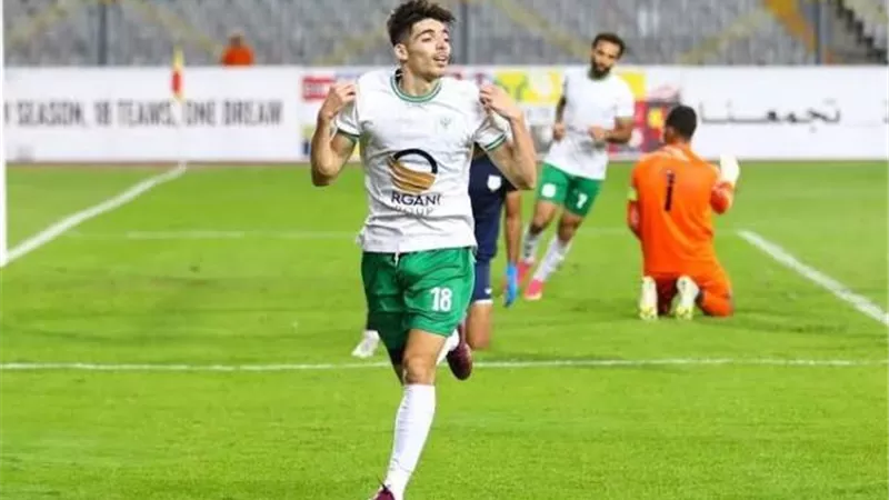 بقدم معتز زدام الهدف الاول للمصري علي سيراميكا
