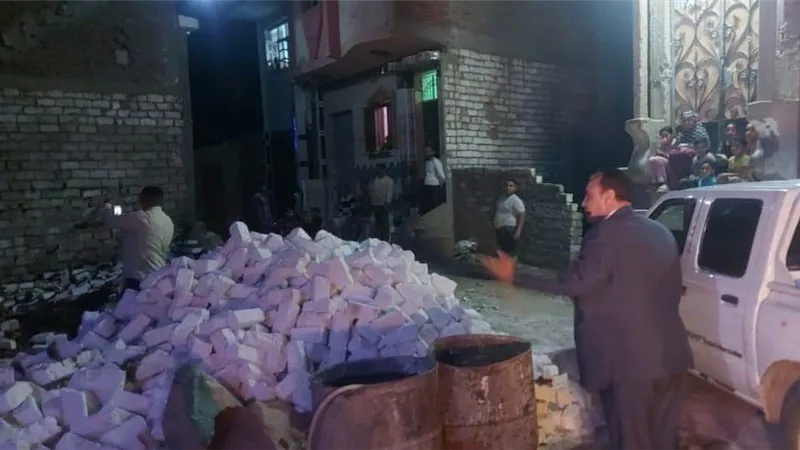 إزالة 137 حالة بناء مخالف وعشوائى بالمنيا خلال إجازة العيد