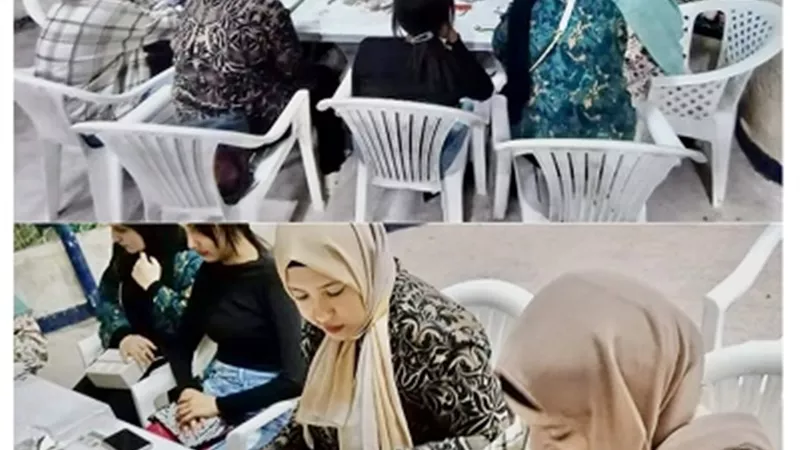 اكسسوارات الخطوبة بالورش الحرفية لنادي الفتاة بالإسماعيلية