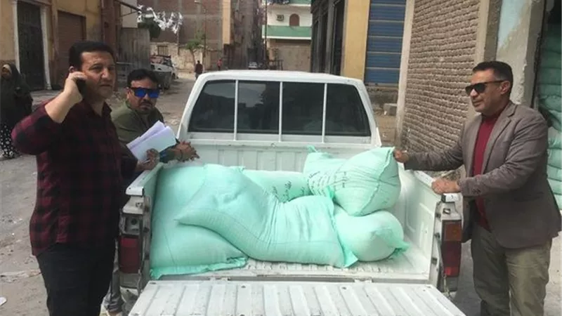 ضبط ربع طن دقيق مدعم قبل بيعه بالسوق السوادء في الإسماعيلية