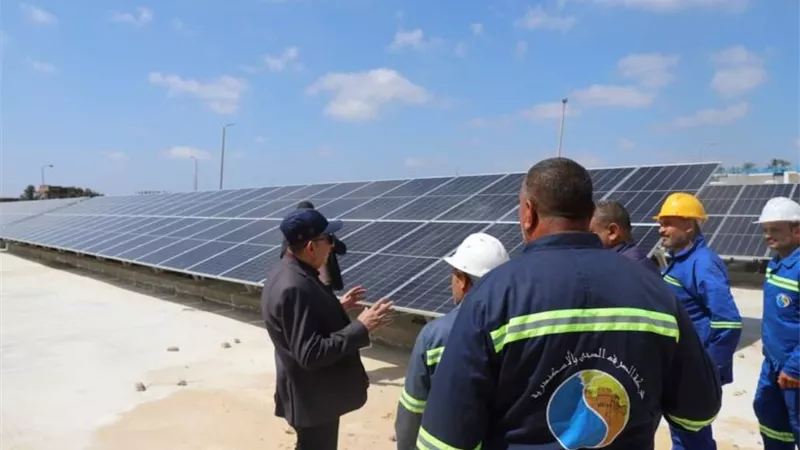 جولة ميدانيةبالصرف الصحي لمتابعة الحالة الفنية للمحطات الاسكندريه