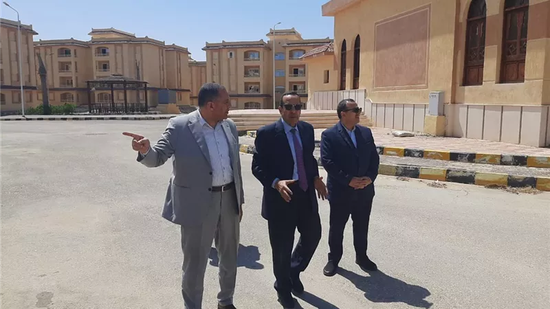 محافظ شمال سيناء يتفقد مدينة رفح الجديدة