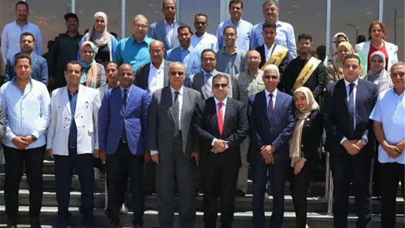 ضمن فعاليات احتفالية معايدة عيد الفطر بجامعة جنوب الوادي