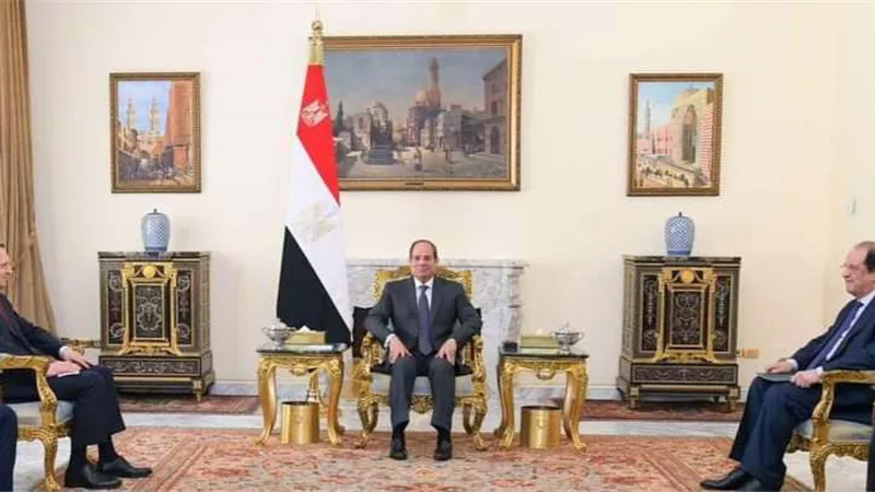 السيسى يشدد على أهمية التوصل إلى تسوية عادلة وشاملة وإقامة الدولة الفلسطينية