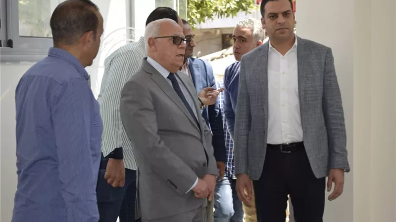 محافظ بورسعيد يتفقد 