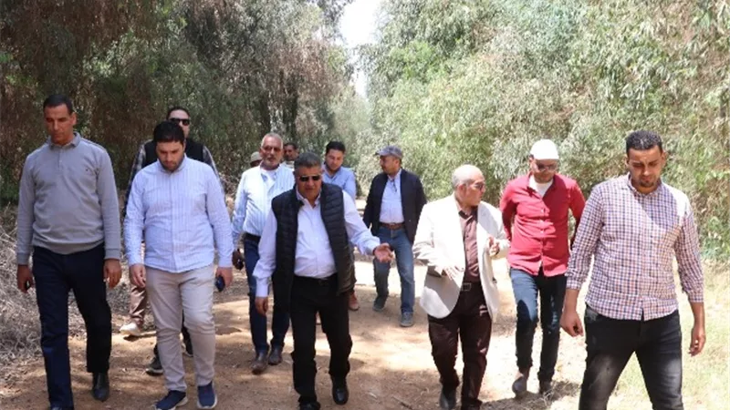 رئيس جهاز تنمية السادات يكشف عن أحدث مشروعات الطرق.. بالصور