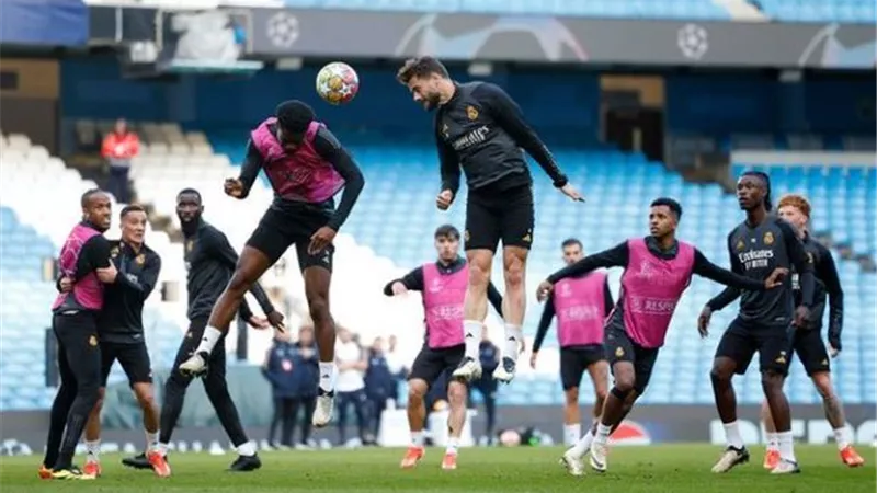 استعدادات ريال مدريد لموقعة الإياب أمام مانشستر سيتي
