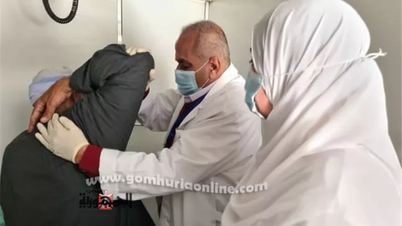 الكشف على 1285 فى قافلة ابيس كفرالدوار