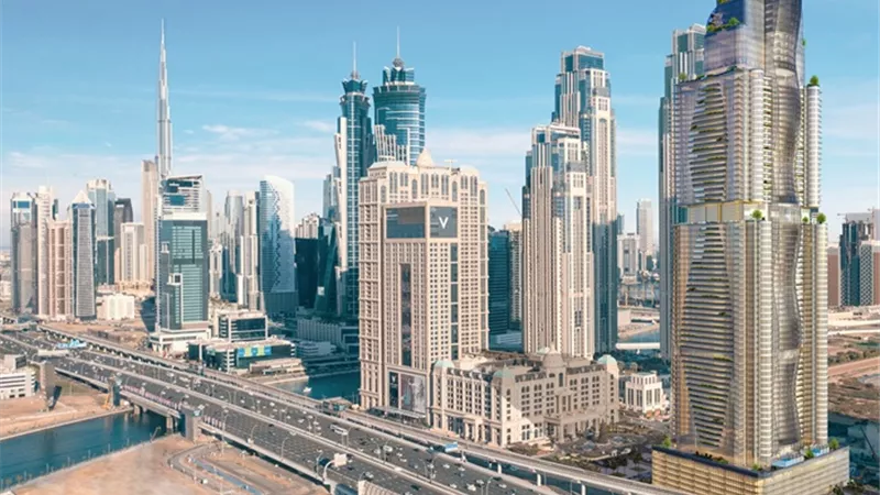 مجموعة الحبتور تحتفل بتحقيق إنجاز كبير في بناء برج الحبتور الأيقوني
