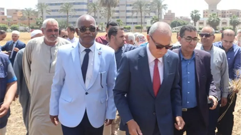 محافظ القليوبية يؤكد: توريد القمح بمثابة مهمة قومية ولن اسمح بتهاون أوتقصير