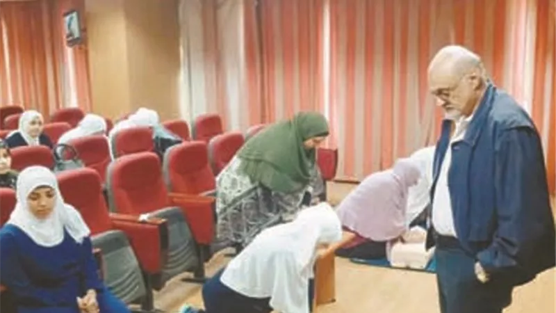 برامج تدريبية على الانعاش القلبي الرئوي بمستشفي بنها النموذجي