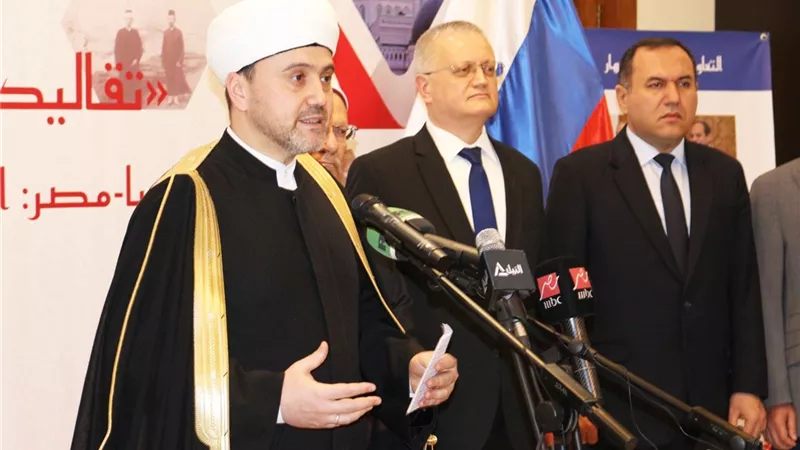 مفتي موسكو يشكرنظيره المصري لاستضافة معرض مصر روسيا