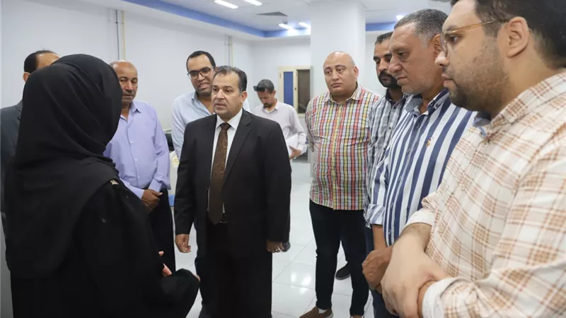 رئيس جامعة جنوب الوادي يتفقد ٢٤مصاب فلسطيني بالمستشفيات الجامعية