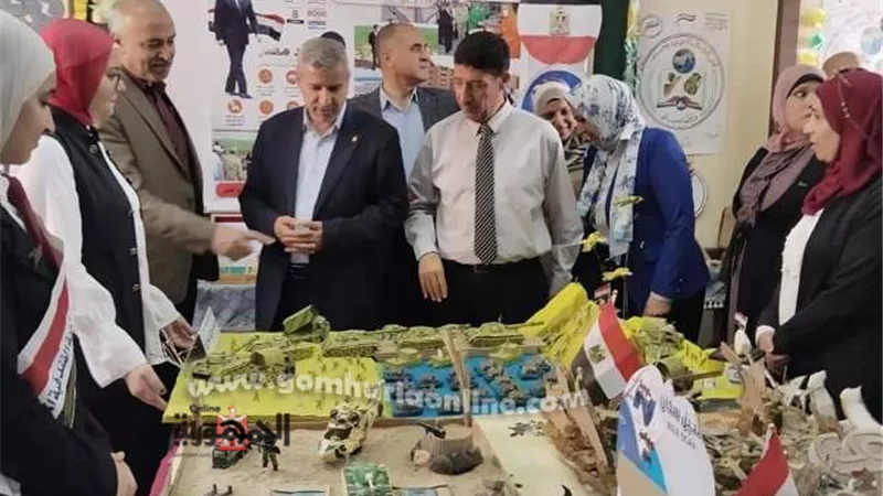 مدير تعليم دمياط يشهد ورش عمل الدراسات الإجتماعية بمدارس كفر سعد