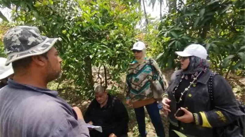 انشطة ارشادية بادارة المعمورة الزراعية