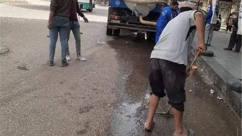إصلاح كسر ماسورة مياه بالزقازيق