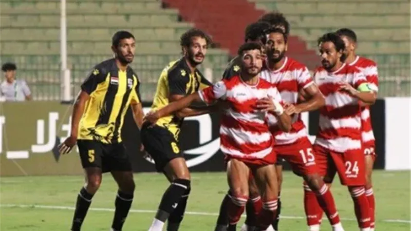 بلدية المحلة فى مواجهة صعية امام المقاولون العرب قى الدورى