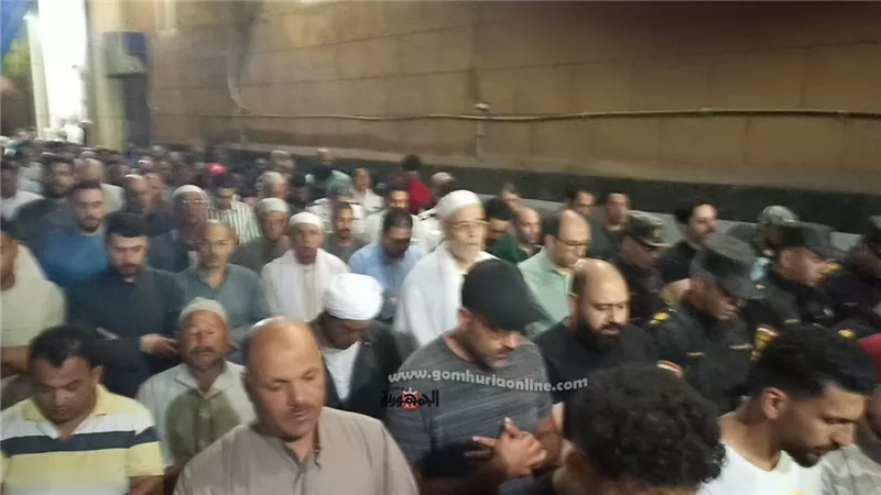 تشييع جنازة 8 من اسرة واحدة بالدقهلية بعد مصرعهم في انقلاب سيارة