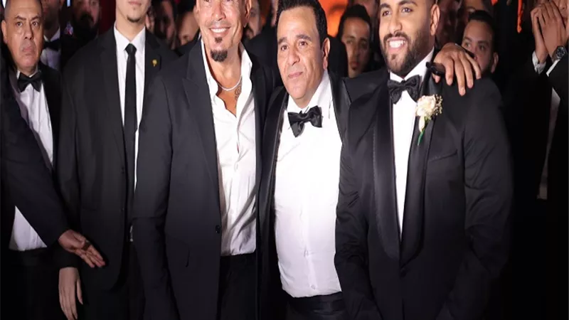 نجوم الفن يتألقون فى حفل زفاف نجل محمد فؤاد.. صور