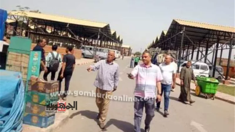 النمر يتابع موقف أشمون الجديد والأعمال الميدانية بالوحدات المحلية