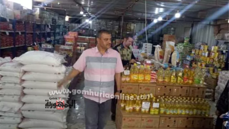 رئيس مدينة أشمون يتفقد منفذ 