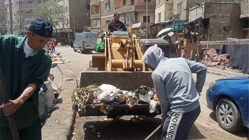 رفع المخلفات وتراكمات القمامة من محمد متولى ببولاق الدكرور