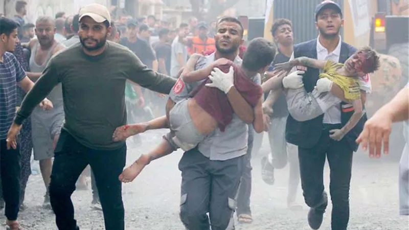 مجمع الشفاء الطبي قطاع غزة مقبرة جماعية