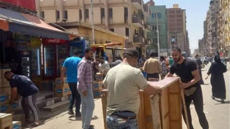 إزالة الإشغالات والتعديات في حي ثانِ الإسماعيلية