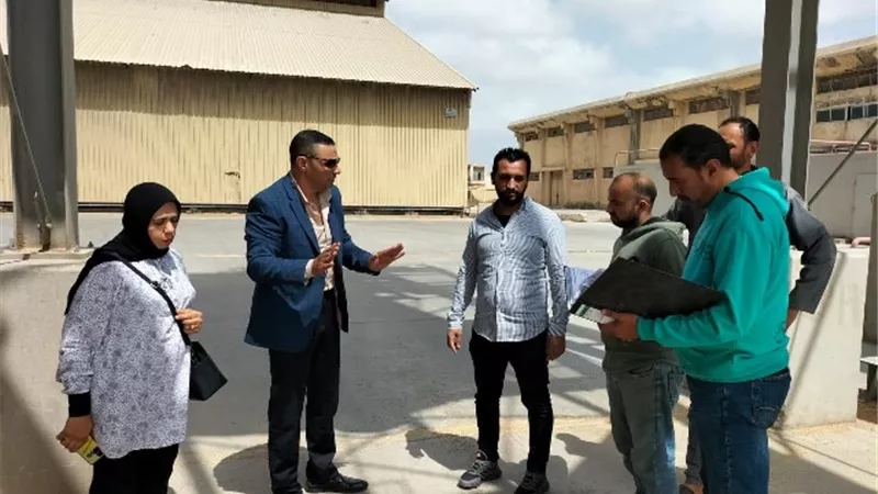وكيل تموين الإسكندرية يتفقد أعمال لجان استلام و توريد الأقماح