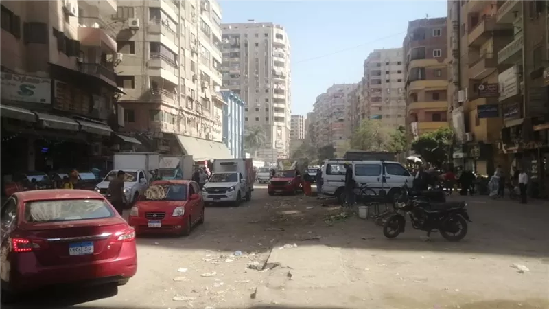 ازالة سوق عشوائي بكفر طهرمس ببولاق الدكرور