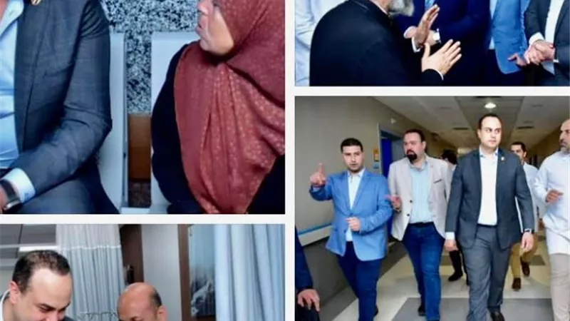 السبكى يتفقد مجمع الاسماعيلية الطبي