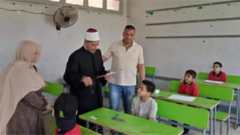 الهدوء يسود امتحانات لابتدائي والإعدادي بمعاهد السويس الأزهرية
