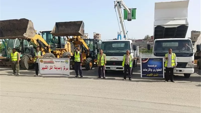 الموجة 22 تتصدى للتعديات في التل الكبير بالإسماعيلية