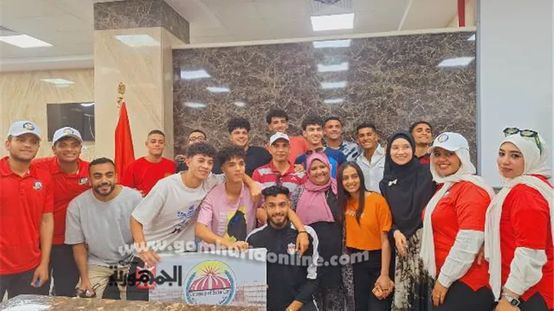 جامعة السادات تشارك بمهرجان الأنشطة الطلابية بجامعة السويس