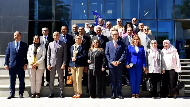 جامعة عين شمس تستقبل وفداً من هيئة ضمان جودة التعليم