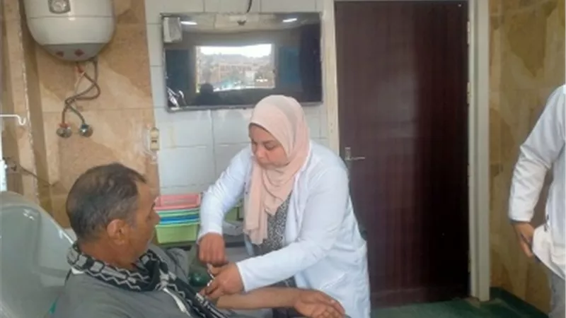 بدء التشغيل التجريبى لبنك الدم التجميعي بالمستشفى العام بكفرالشيخ