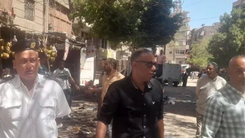 رفع 350 اشغال بجوار المستشفيات و شوارع امبابة