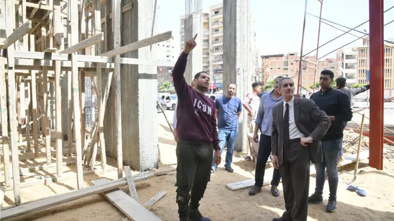 محافظ الغربية يتابع الموقف التنفيذي لمركزخدمات مصر و طريق طنطا