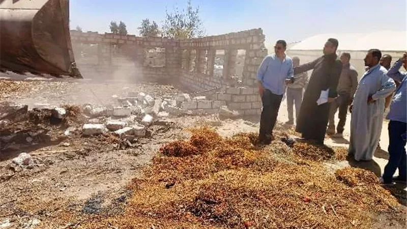 إزالة 22 حالة تعدٍ بمساحة 4547 متر مبانٍ بالشرقية