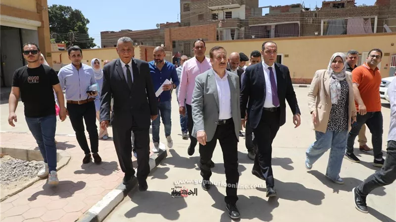 محافظ المنوفية يتفقد مجزر شبين الكوم والسوق الحضاري الجديد
