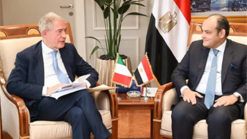 وزير التجارة: إيطاليا أكبر شريك تجارى لمصر بالاتحاد الأوروبي