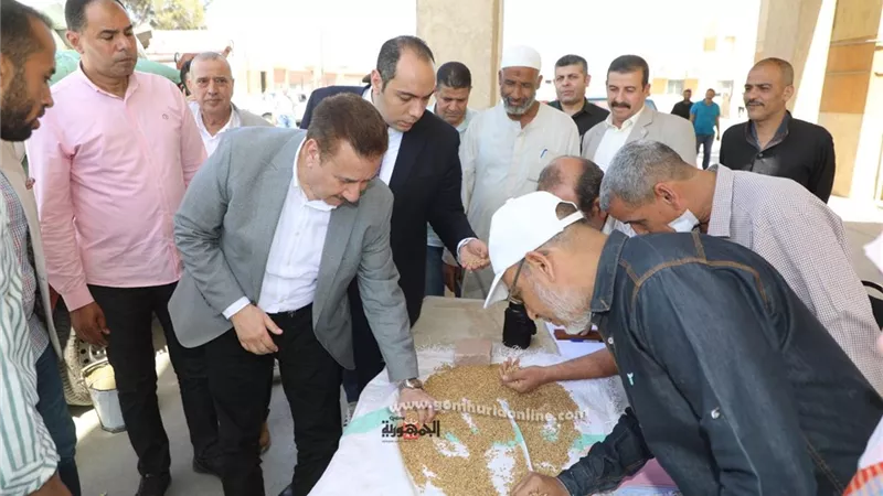 محافظ المنوفية : توريد 5700 طن قمح منذ بدء الحصاد