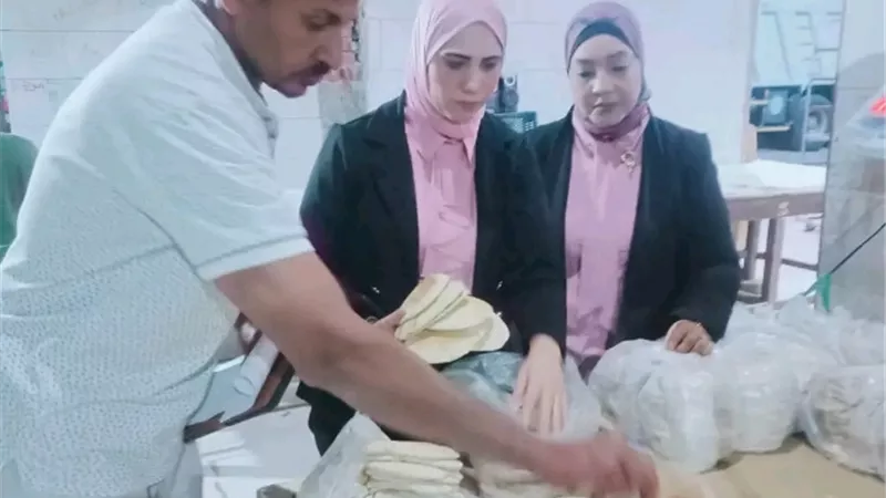 حملة تموينية لمتابعة أسعار الخبز الجديدة بمخابز الغردقة