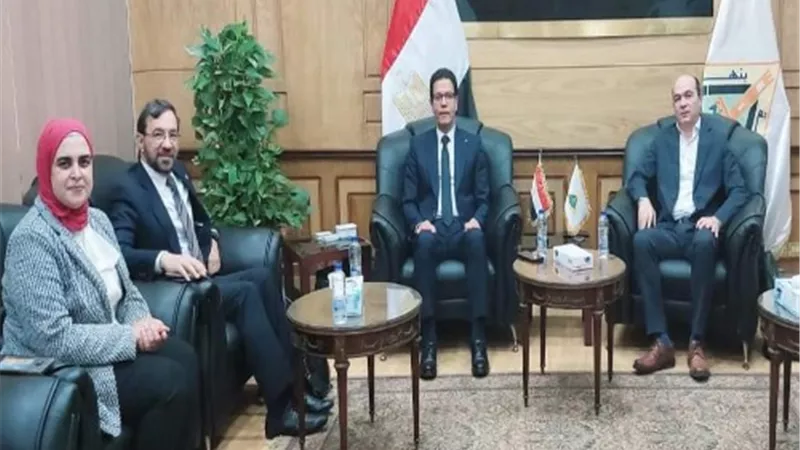 الجيزاوي يستقبل رئيس جمعية المعماريين الإردنيين
