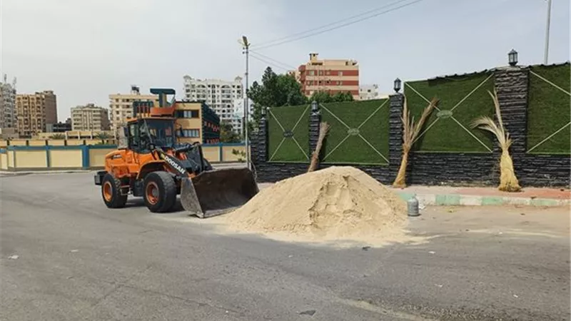 رفع الإشغالات والتعديات بحي ثالث الإسماعيلية
