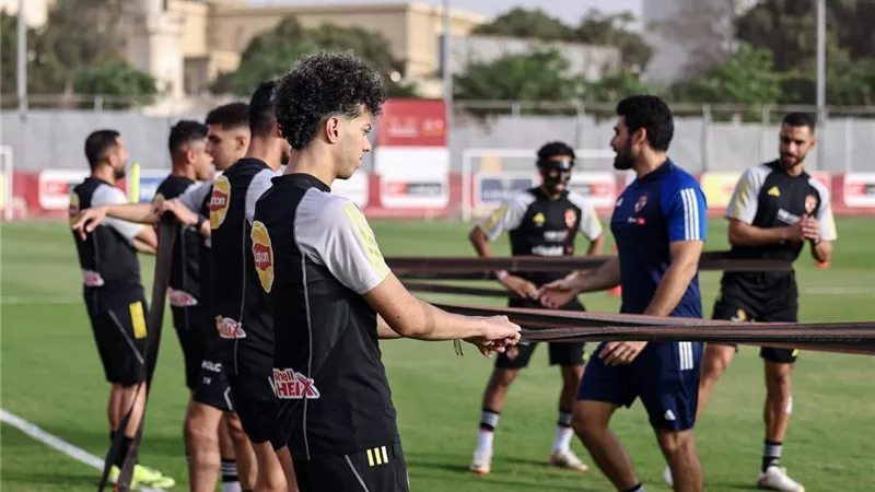 مشاركة مصابين الأهلي في إستعدادات مازيمبي