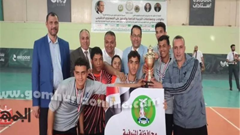طلاب التربية الخاصة يحصدون بطولة إقليم الدلتا لكرة القدم الخماسي