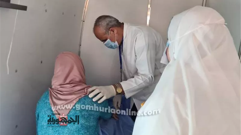 الكشف على ٩٥٣ فى قافلة زاوية مبارك بكوم حماده