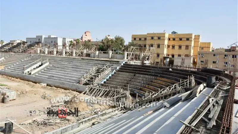 سطوع ملامح ستاد بورسعيد الجديد