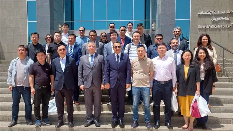 اقتصاديةقناةالسويس تستقبل وفداًمن المجلس الوطني الصيني للنسيج والملابس
